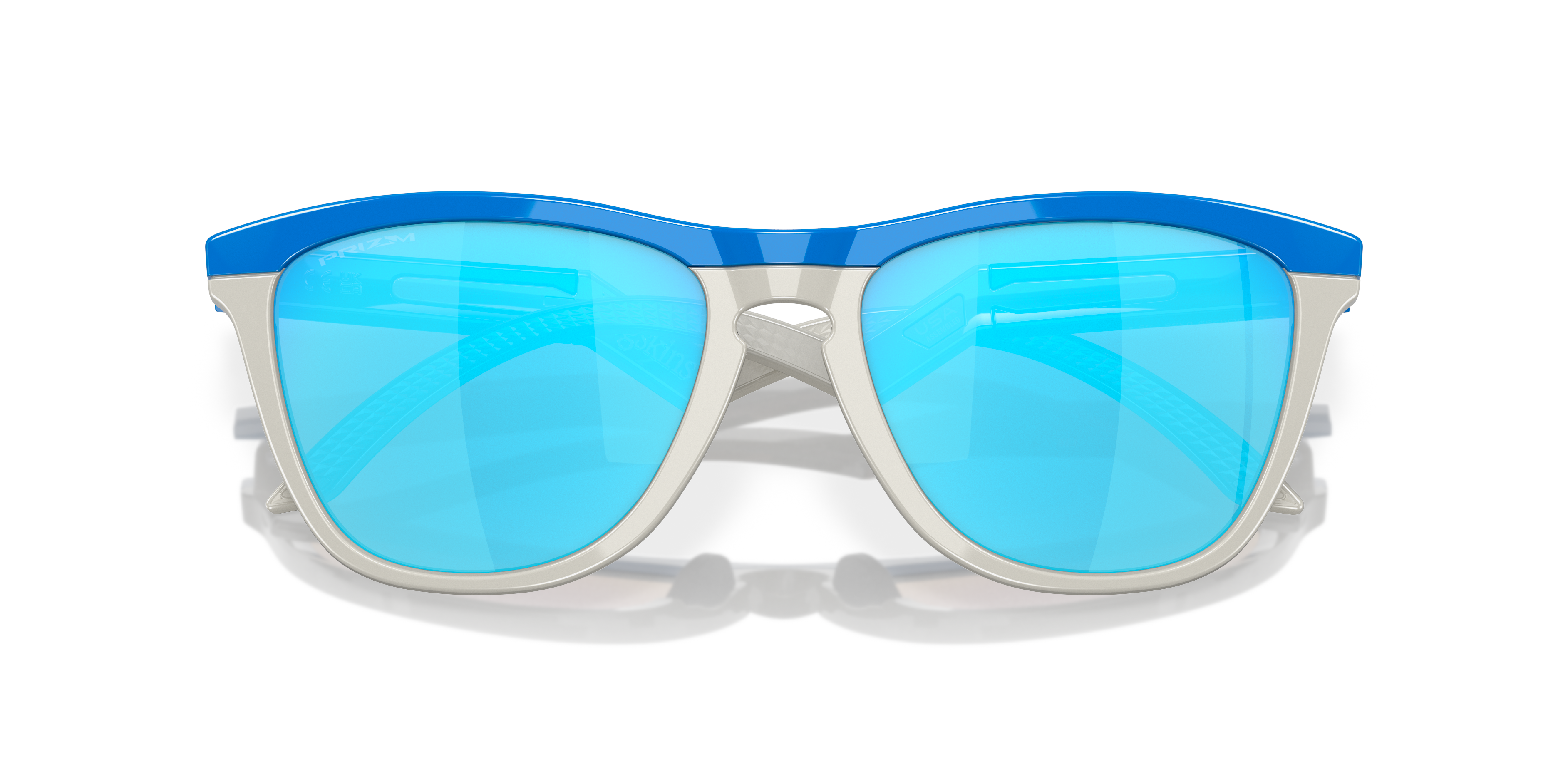 Oakley Frogskins™ Hybrid Sunglasses with Primary Blue/Cool Grey
