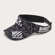 Y2K OAKLEY オークリー サンバイザー　サイズフリー　レア Oakley - ＊美品＊【OAKLAY】ソフト サンバイザー フリーサイズ
