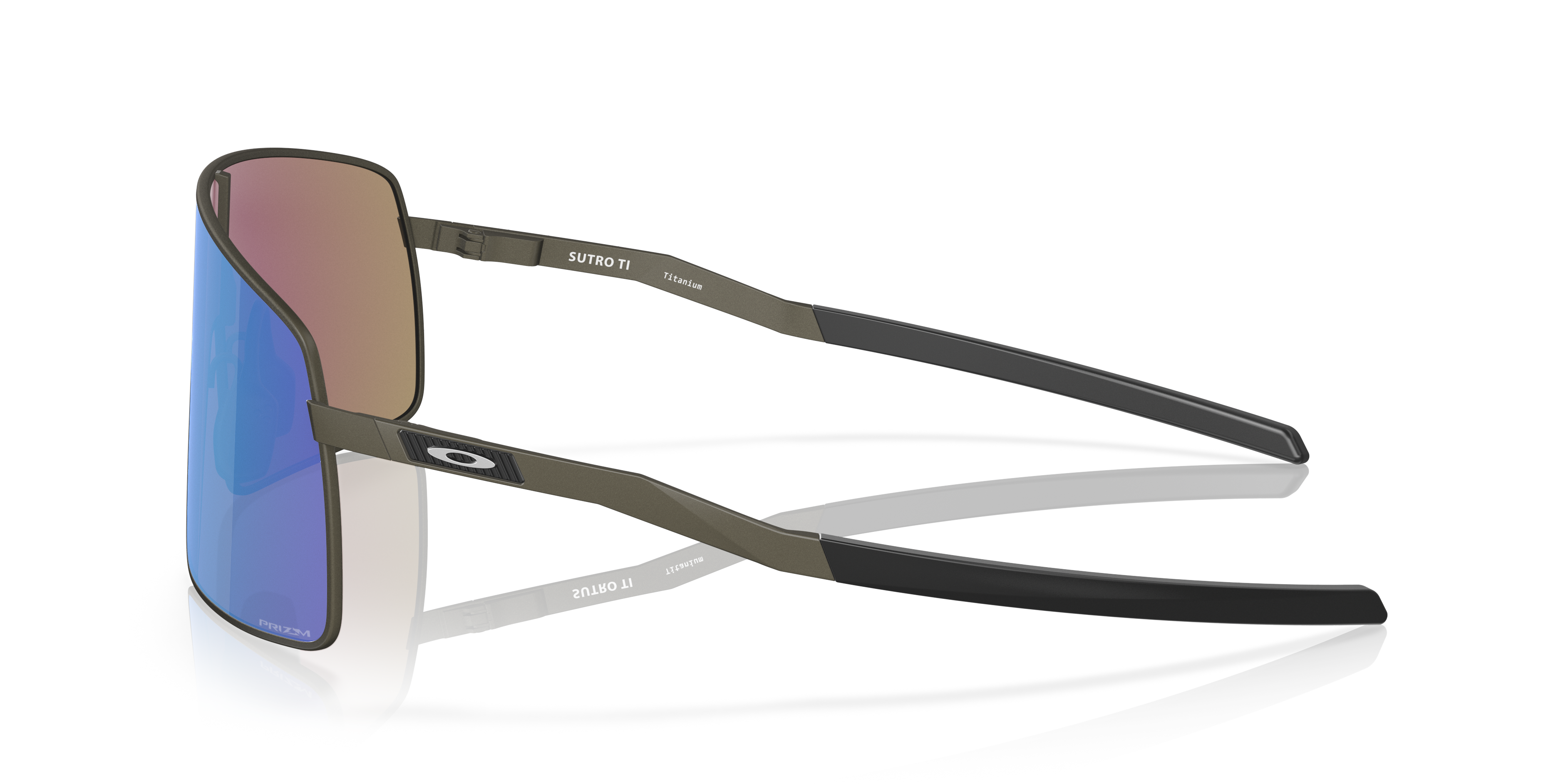 Sutro TI Prizm Sapphire Lenses, Satin Lead Frame Sunglasses