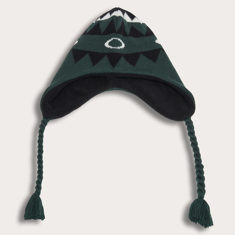 Oakley Nordic Earflap Beanie - Dark Green Norway Pattern | Oakley