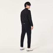 Skull Thickness LS Mock Shirt - Blackout
