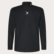 Skull Thickness LS Mock Shirt - Blackout