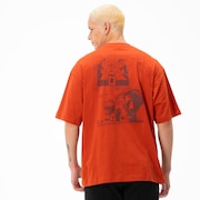 Camiseta Oakley Bunker Project - Flame Red