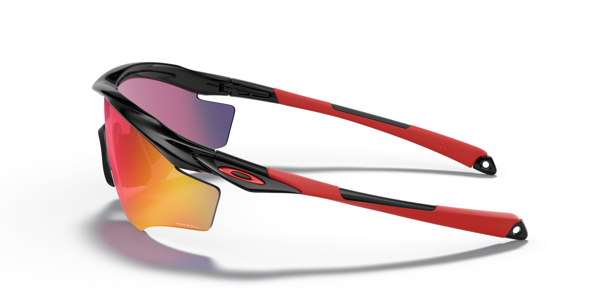 M2 Frame® XL Prizm Road Lenses, Polished Black Frame Sunglasses Oakley® US