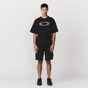 Camiseta Oakley Stretch Ellipse Logo - Blackout
