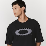 Camiseta Oakley Stretch Ellipse Logo - Blackout