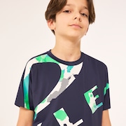 En Tech Cold SS Tee Camo Ytr 7.0 - Foggy Blue