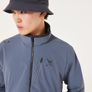 Skull Ideally Hybrid Lt Jacket - Blue Tar