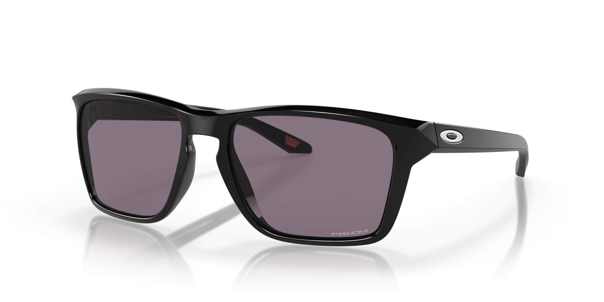 OAKLEY SYLAS (A) POLISHED BLACK FRAME W/ PRIZM BLACK POLARIZED LENSES SUNGLASSES main image 0