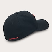 Tincan Hat - Pitch Black/Flame Red