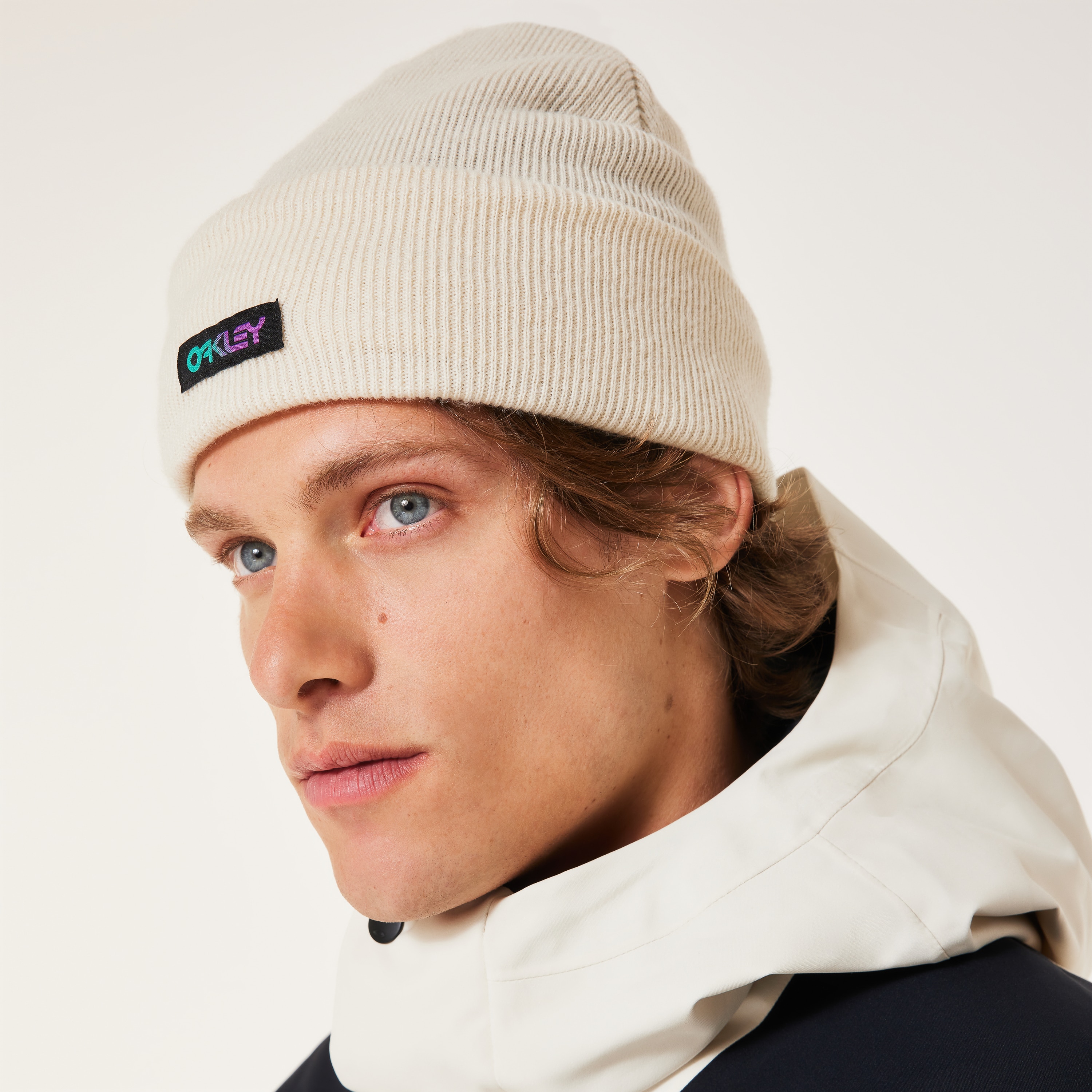 Oakley B1B Gradient Patch Beanie - Mist | Oakley® US
