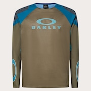 Seeker Edge LS Jersey - Army Green/New Balsam
