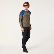 Seeker Edge LS Jersey - Army Green/New Balsam