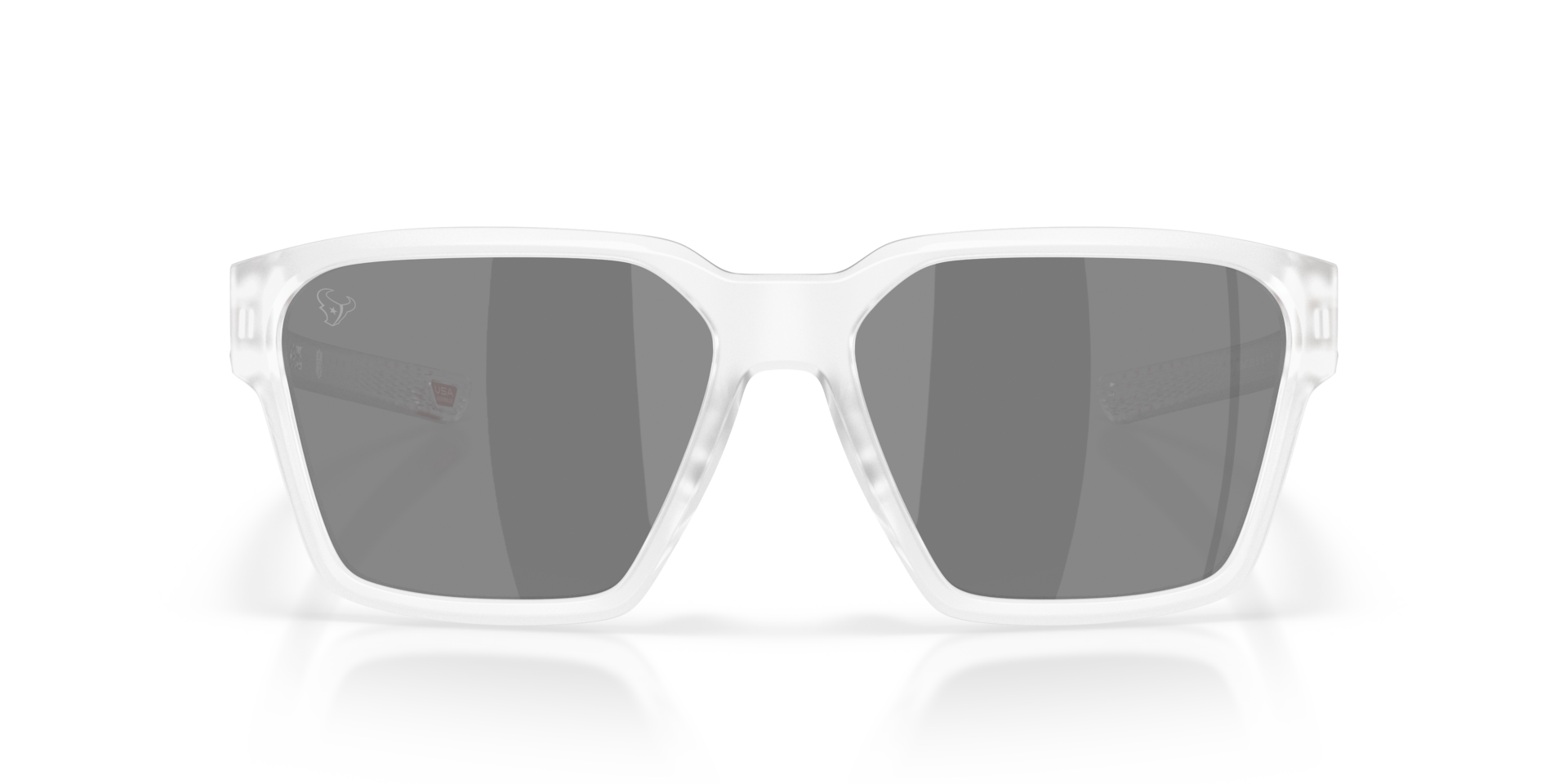 Oakley Houston Texans Briza Sunglasses with Matte Clear Frame and