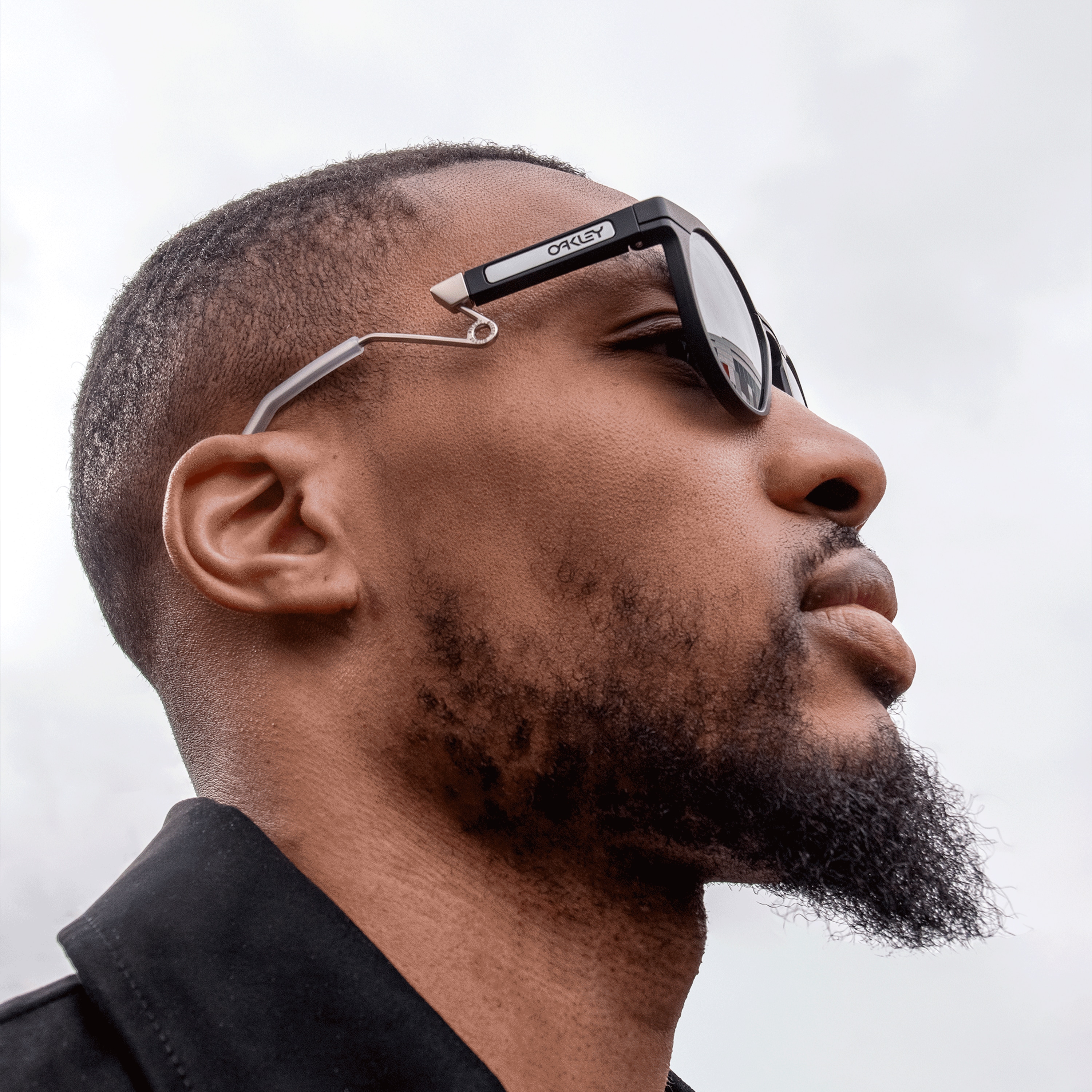 HSTN Metal Prizm Black Lenses, Matte Black Frame Sunglasses