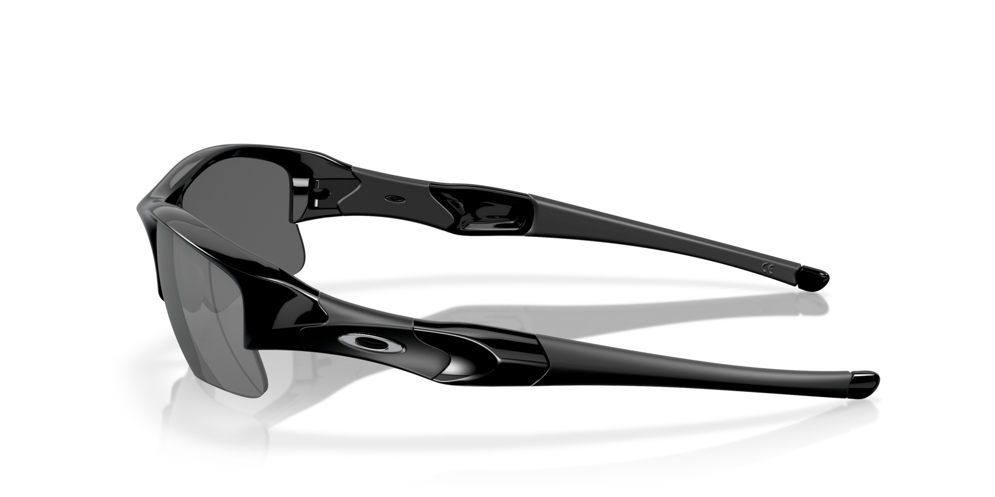 Flak Jacket® XLJ Black Iridium Lenses, Jet Black Frame Sunglasses Oakley® US