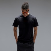 Futurescape Logo Hibiscus Tee - Pitch Black