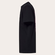 Futurescape Logo Hibiscus Tee - Pitch Black