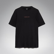 Futurescape Logo Hibiscus Tee - Pitch Black