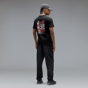 Futurescape Logo Hibiscus Tee - Pitch Black