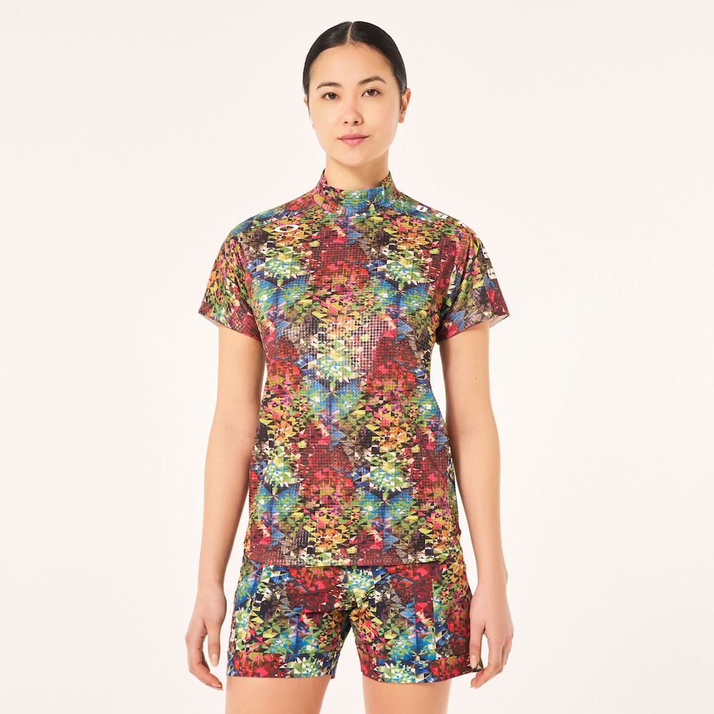 オークリー ELEVATE BLOOM QUARTZ MOCK / POLO SHIRT ポロシャツ/ GOLF レディースゴルフ/OAKLEY レデ OAKLEY オークリー ELEVATE BLOOM QUARTZ MOCK / POLO SHIRT