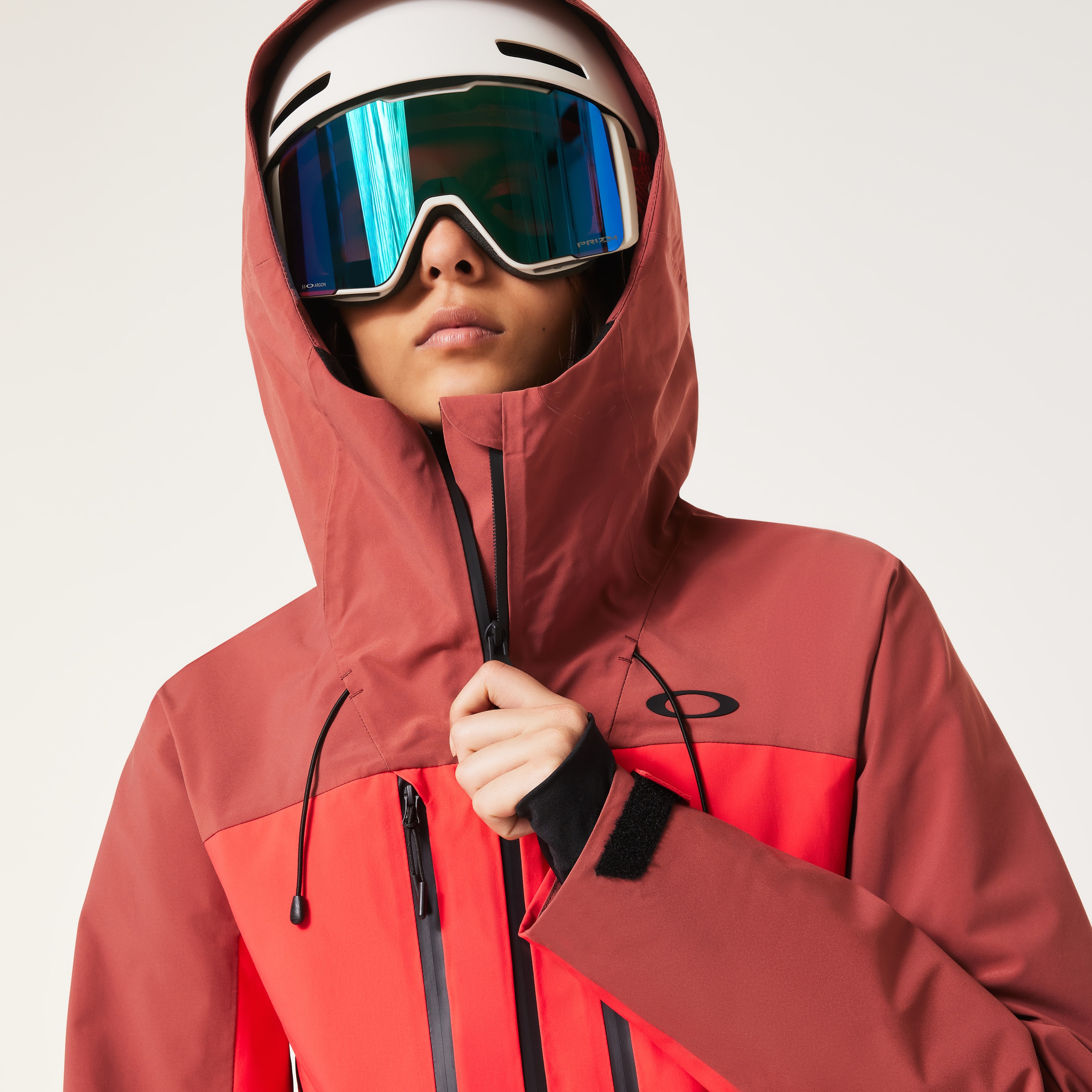 Oakley W. Kendall RC Shell Jacket - Hibiscus Red/Rosewood | Oakley® US