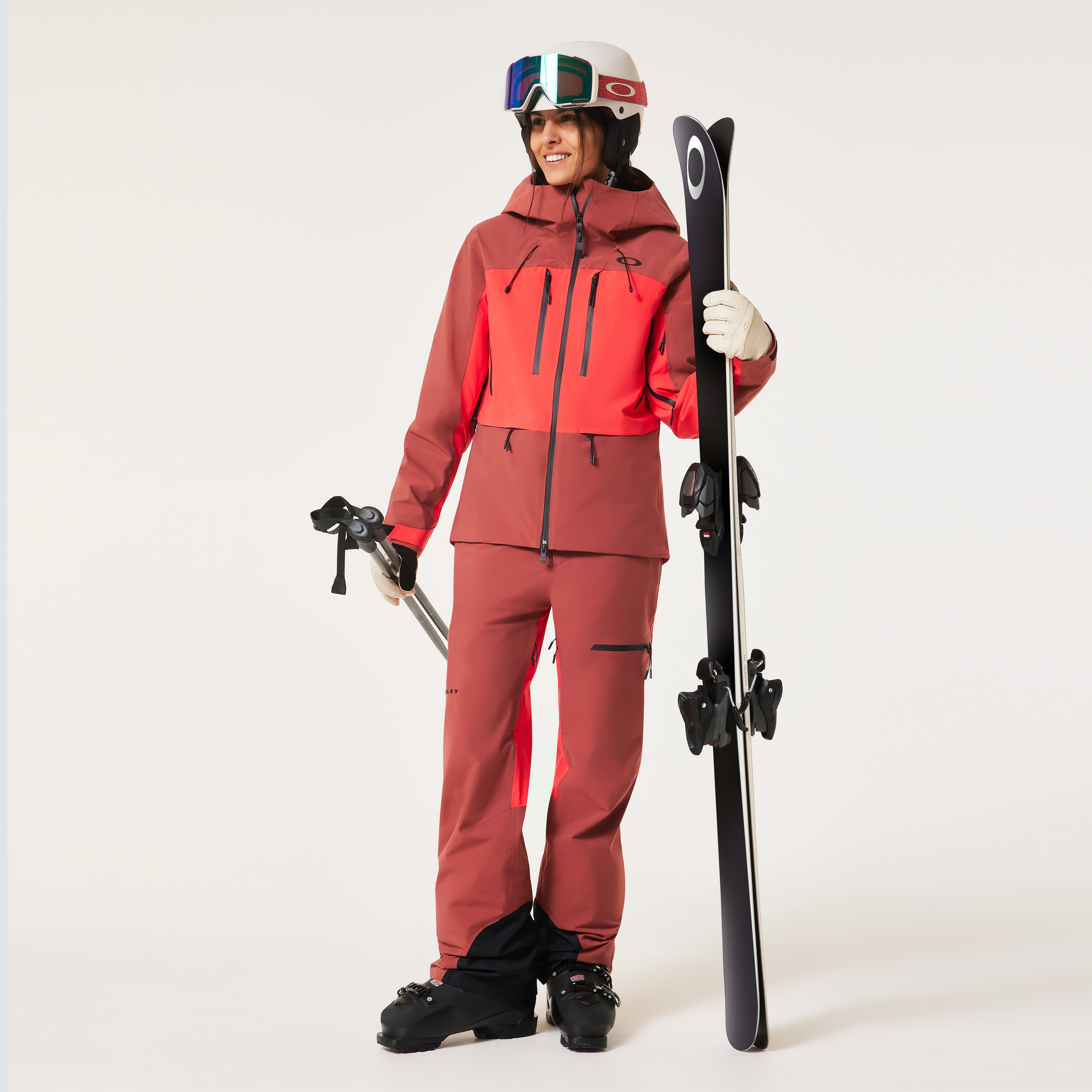 Oakley W. Kendall RC Shell Jacket - Hibiscus Red/Rosewood | Oakley® US