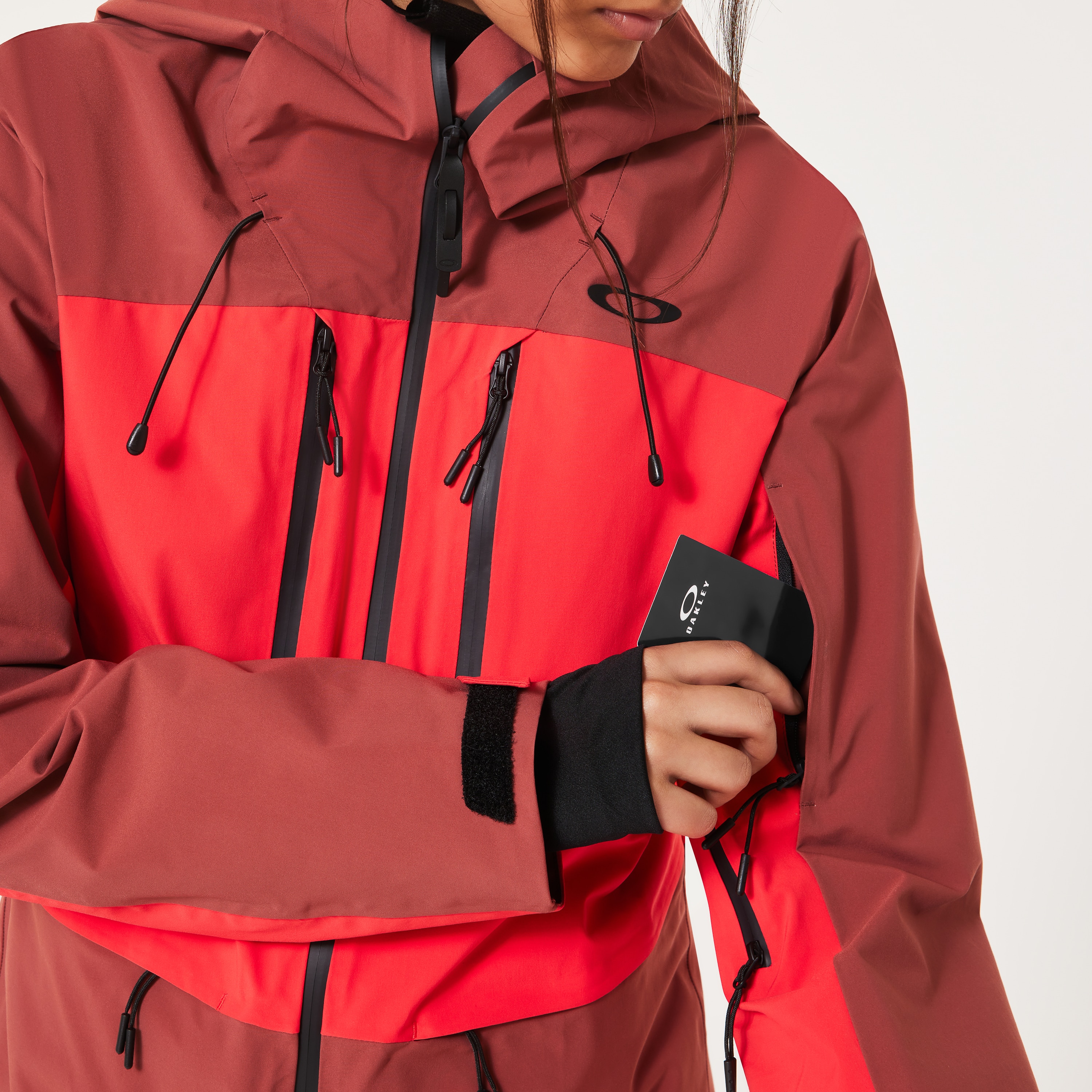 Oakley W. Kendall RC Shell Jacket - Hibiscus Red/Rosewood | Oakley® US