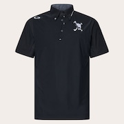 Skull Cool Stretch Slashed Shi - Pitch Black