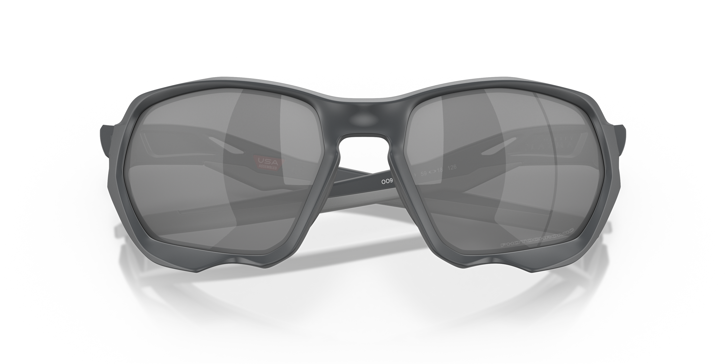Plazma Clear to Black Iridium Photochromic Lenses, Matte Carbon Plazma Clear to Black Iridium Photochromic Lenses, Matte Carbon