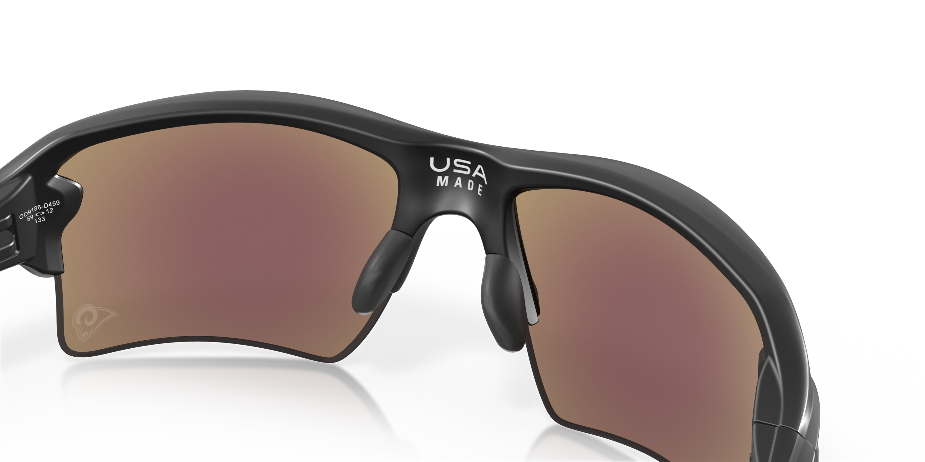 Los Angeles Rams Flak® 2.0 XL Prizm Sapphire Lenses, Matte