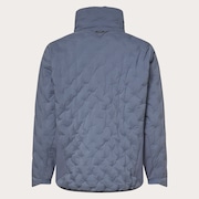 Skull Ideally Hybrid Puff Jacket - Blue Tar