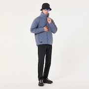 Skull Ideally Hybrid Puff Jacket - Blue Tar