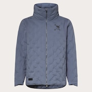 Skull Ideally Hybrid Puff Jacket - Blue Tar