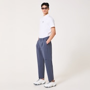 Skull Spotted Jacquard Mock - White