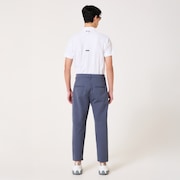 Skull Spotted Jacquard Mock - White