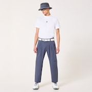 Skull Spotted Jacquard Mock - White