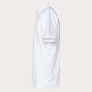 Skull Spotted Jacquard Mock - White