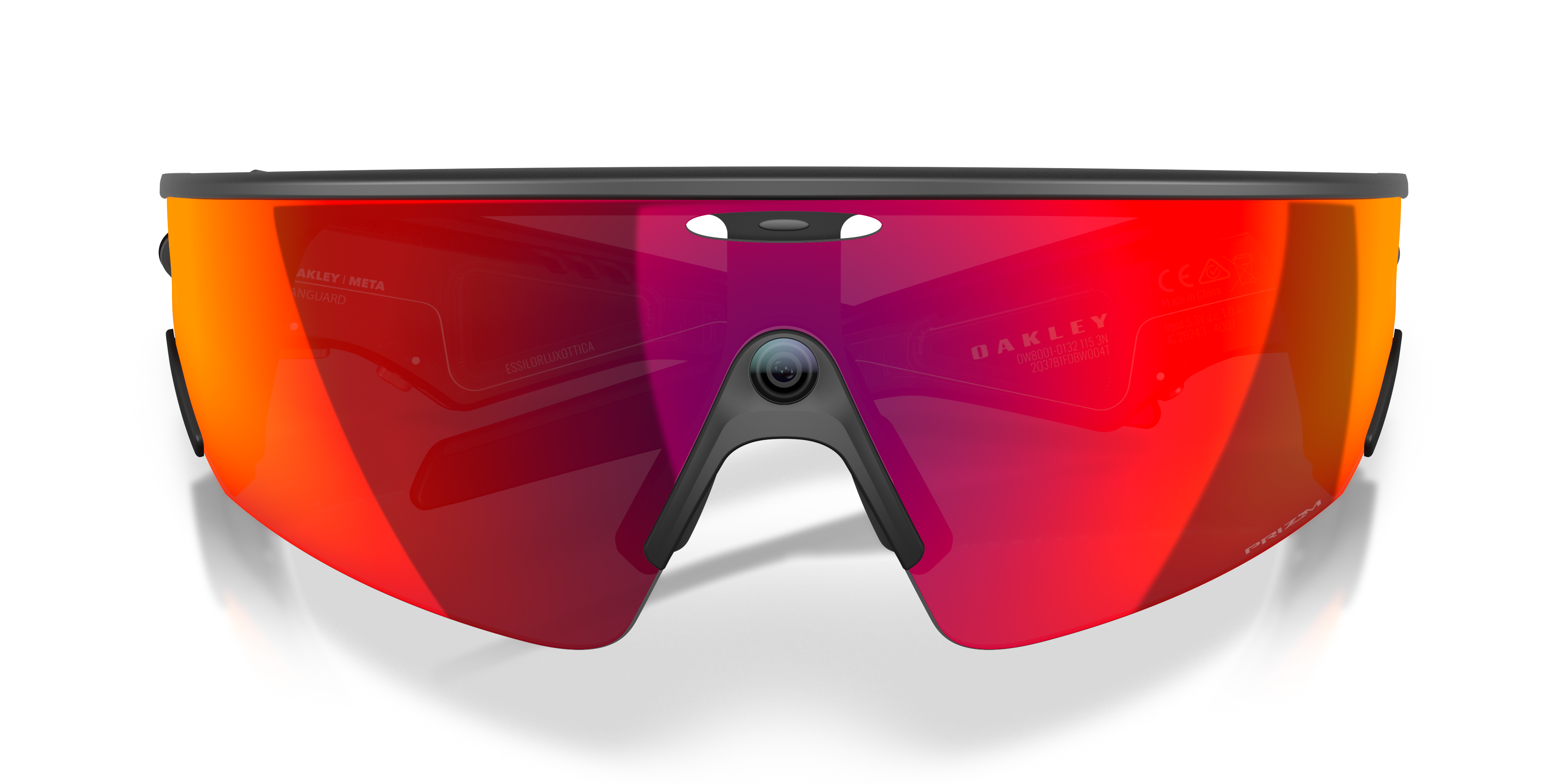 Oakley Meta Vanguard Prizm Black Lenses, Black Frame AI Glasses