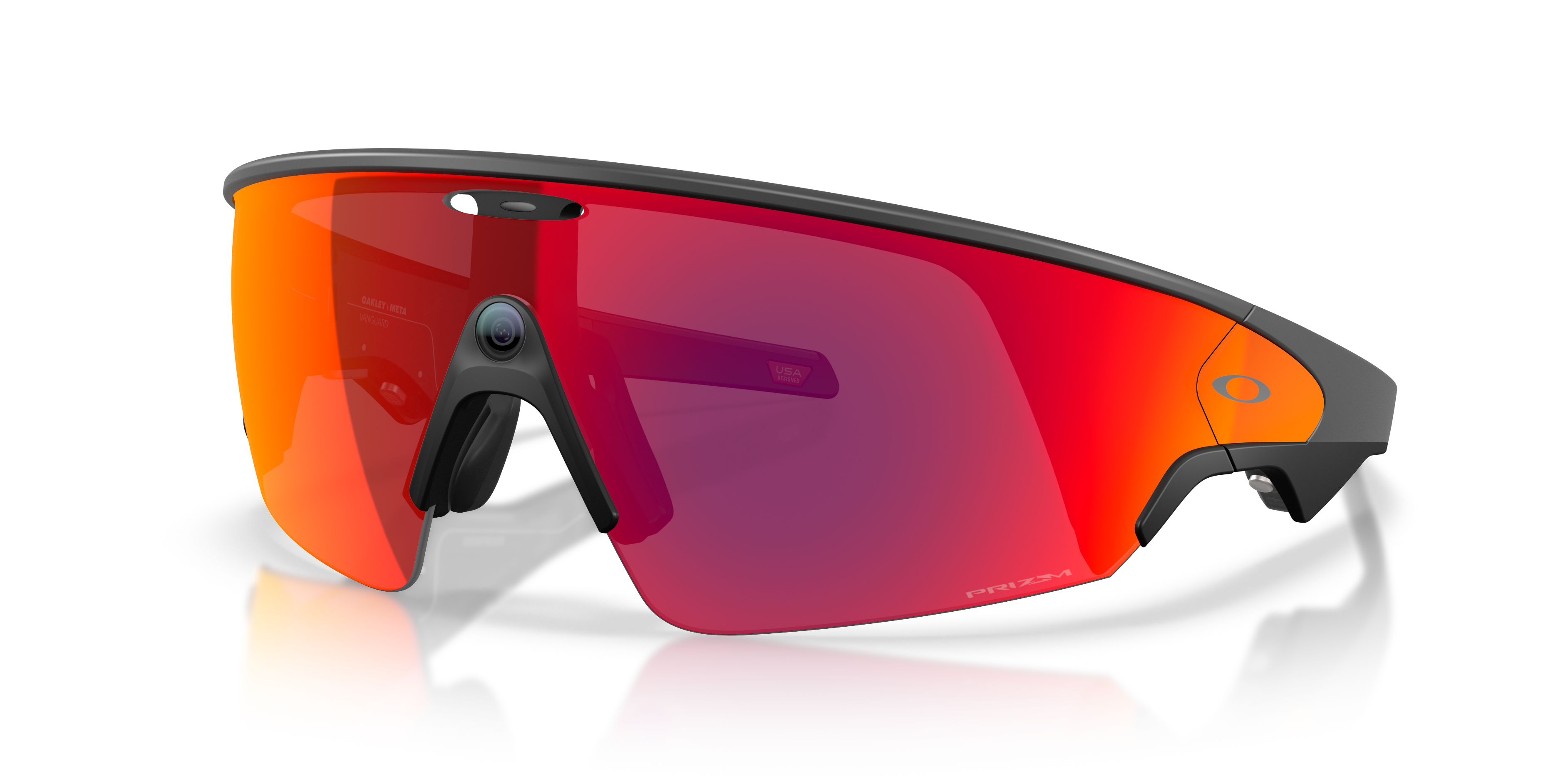 Y・O Oakley Meta Vanguard Prizm 24K Lenses, Black Frame