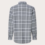 Oak Plaid LS Shirt - Cement/Graphite/White