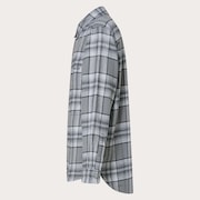 Oak Plaid LS Shirt - Cement/Graphite/White