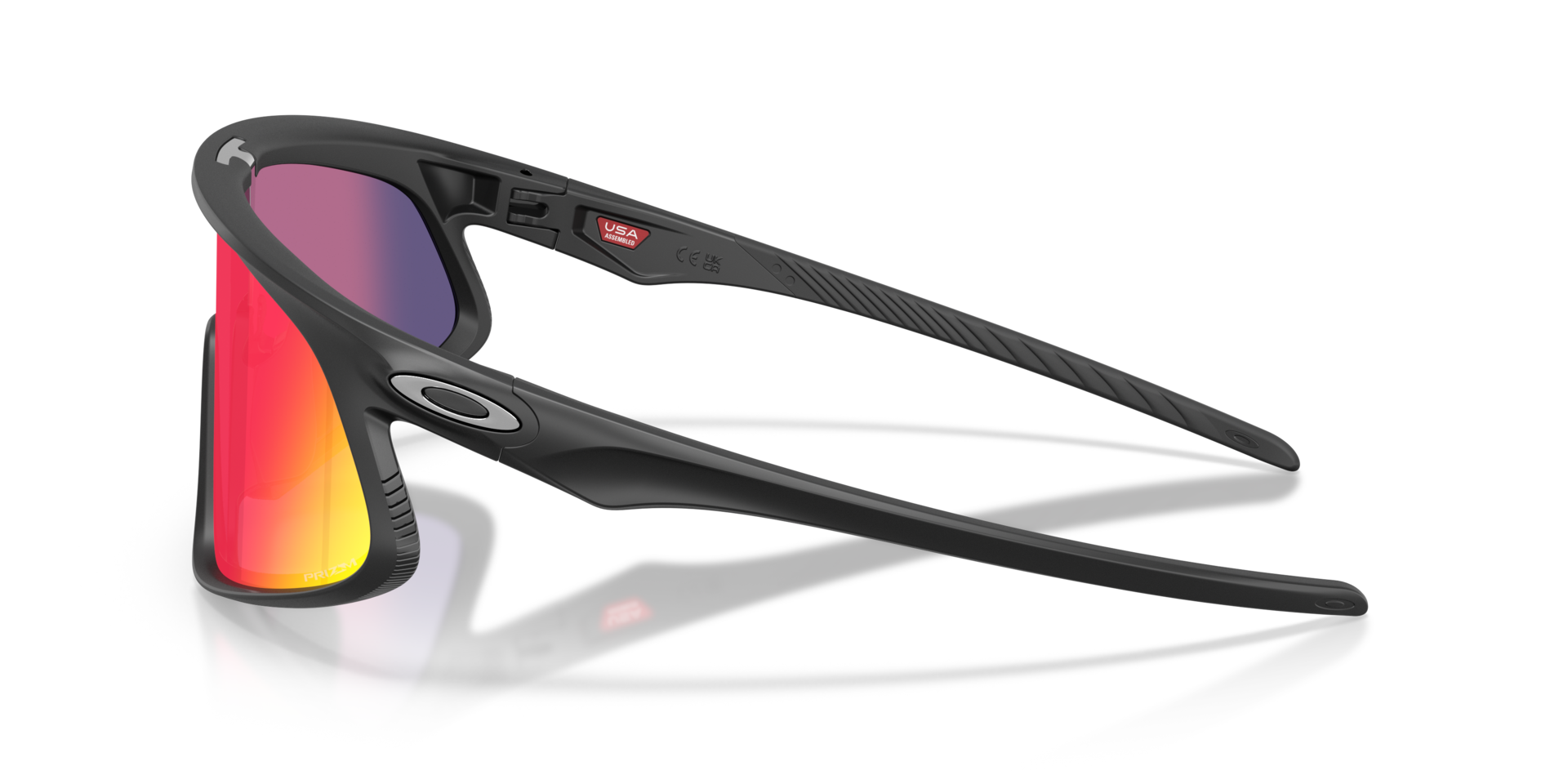 OAKLEY サングラス Oakley RSLV 141 Sunglasses with Matte Black Frame and Prizm Road