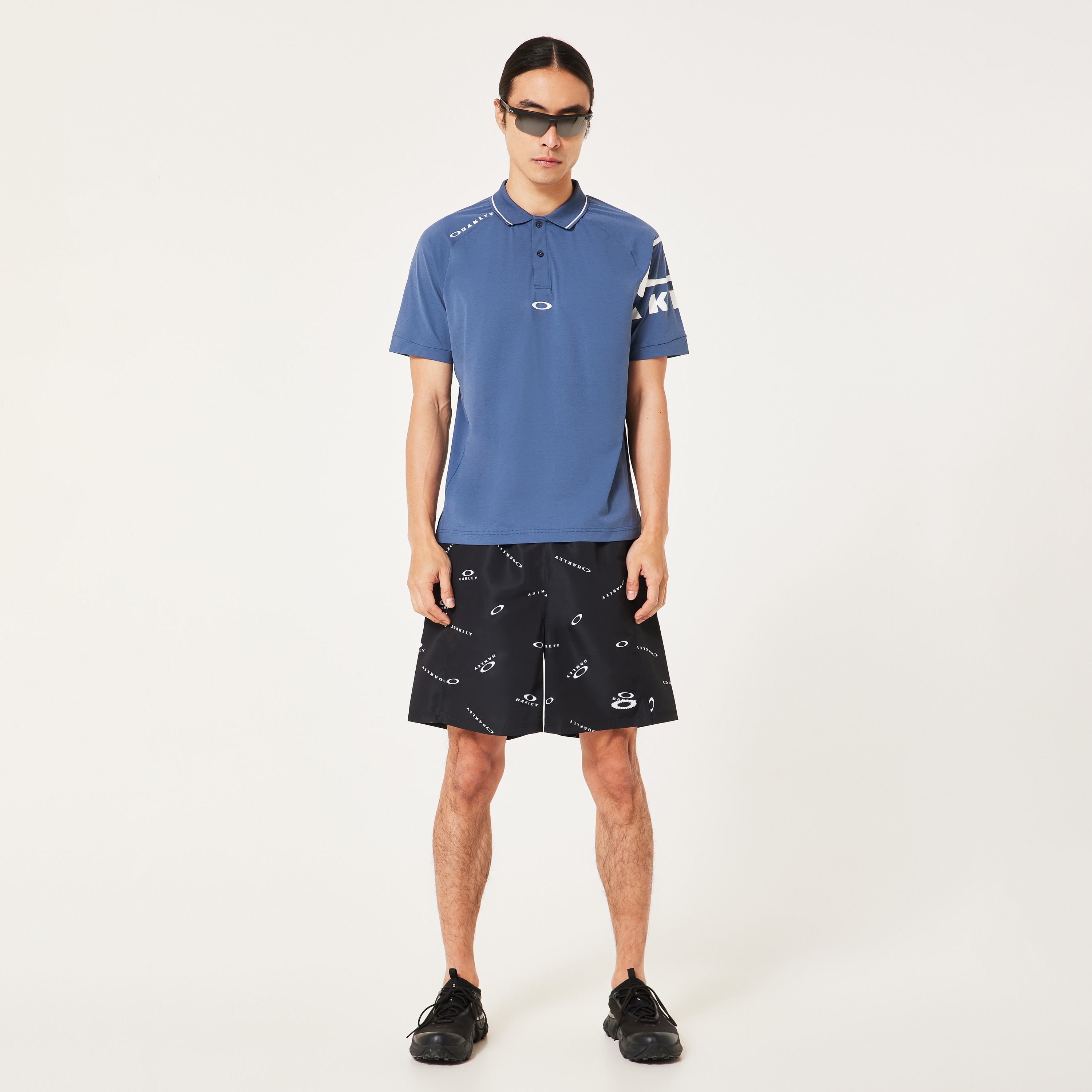 Oakley O-sync Pack Knit Ss Polo 2.0 In Dark Aqua