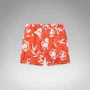 Canary Palms Rc 18" Beachshort - Camo Hibiscus Av Orange