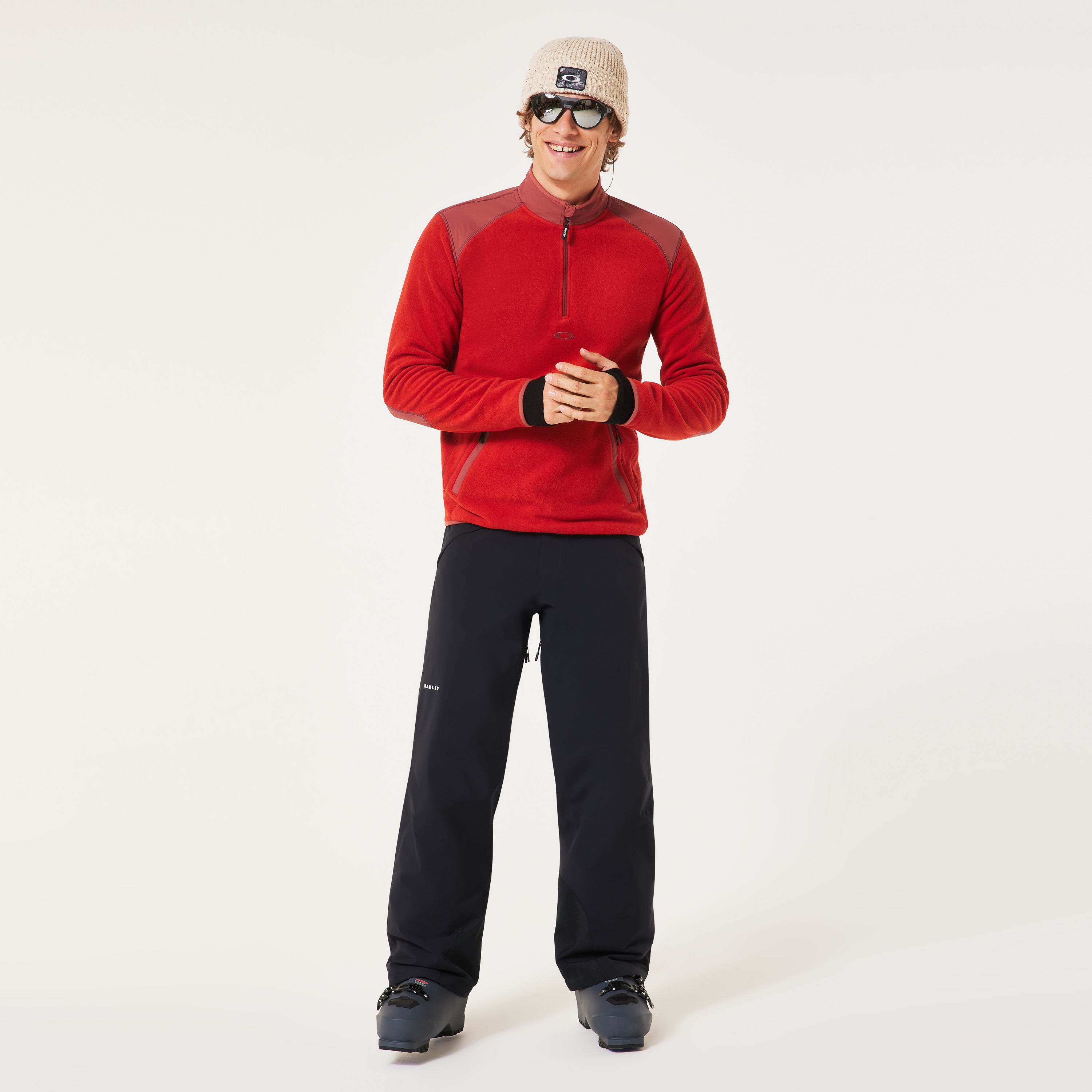 Oakley Butter Tech Fleece In Red