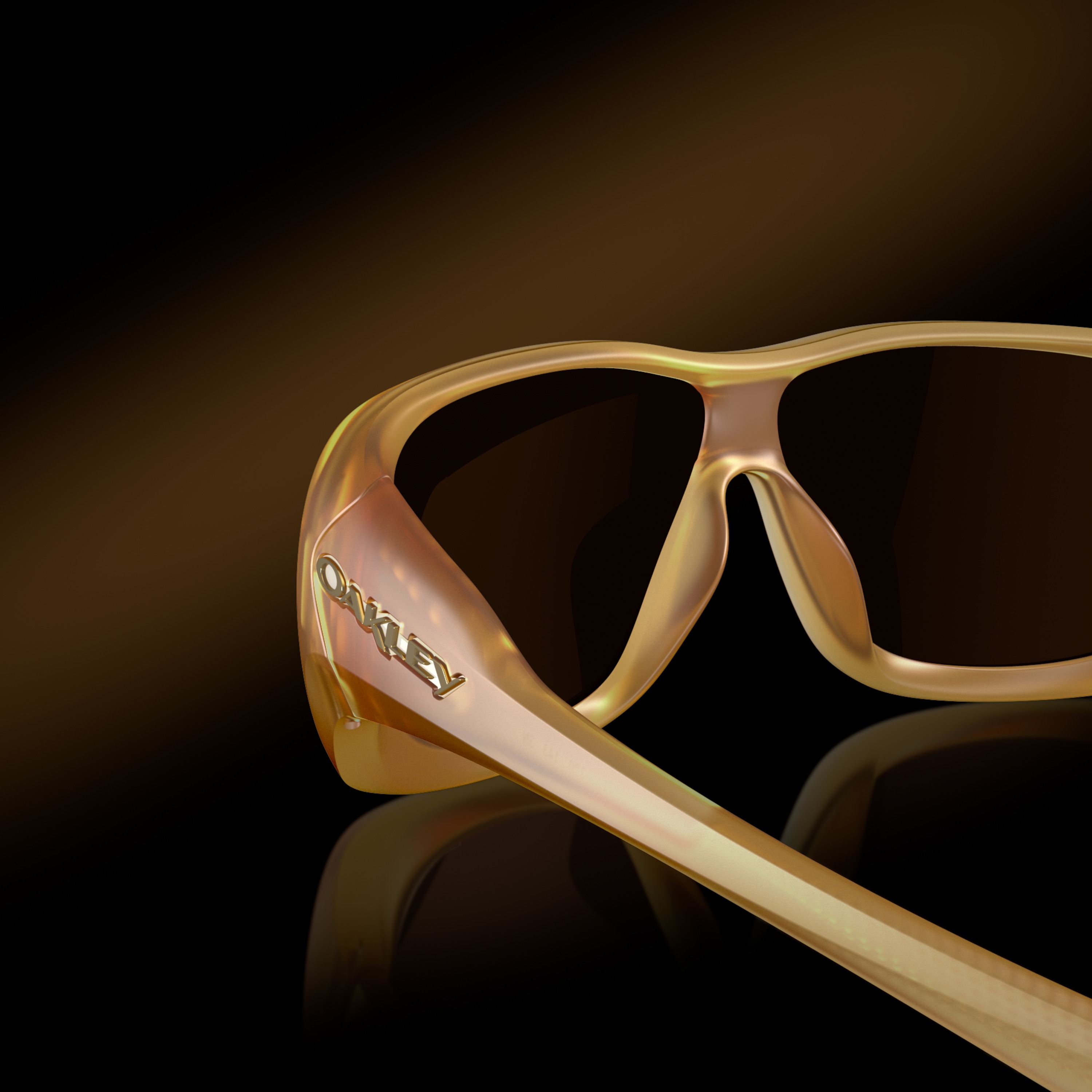 De La Salle Prizm Tungsten Lenses, Matte Trans Light Curry