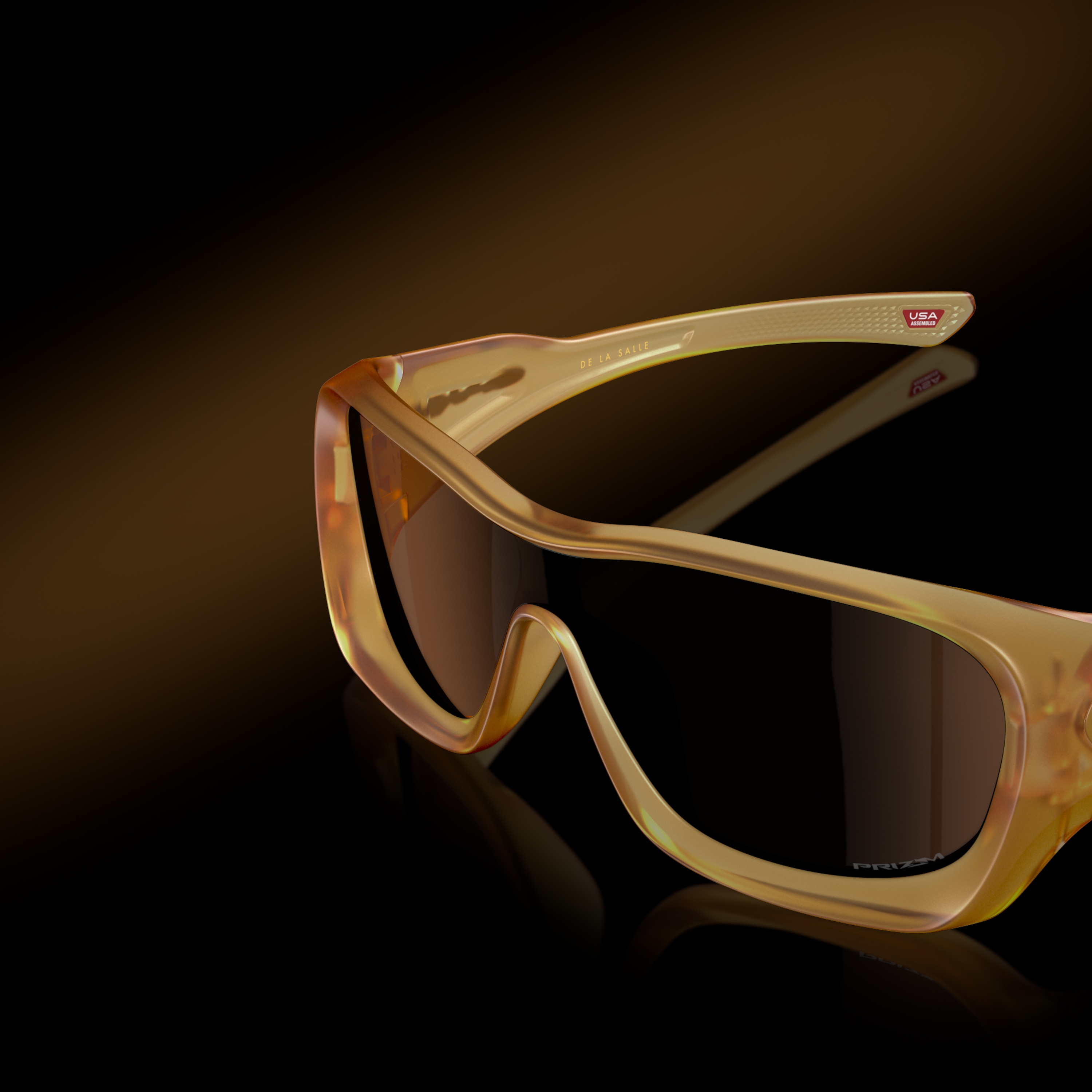 サングラス OAKLEY SS25 DE LA SALLE (0OO9493 01) De La Salle Prizm Tungsten Lenses, Matte Trans Light Curry