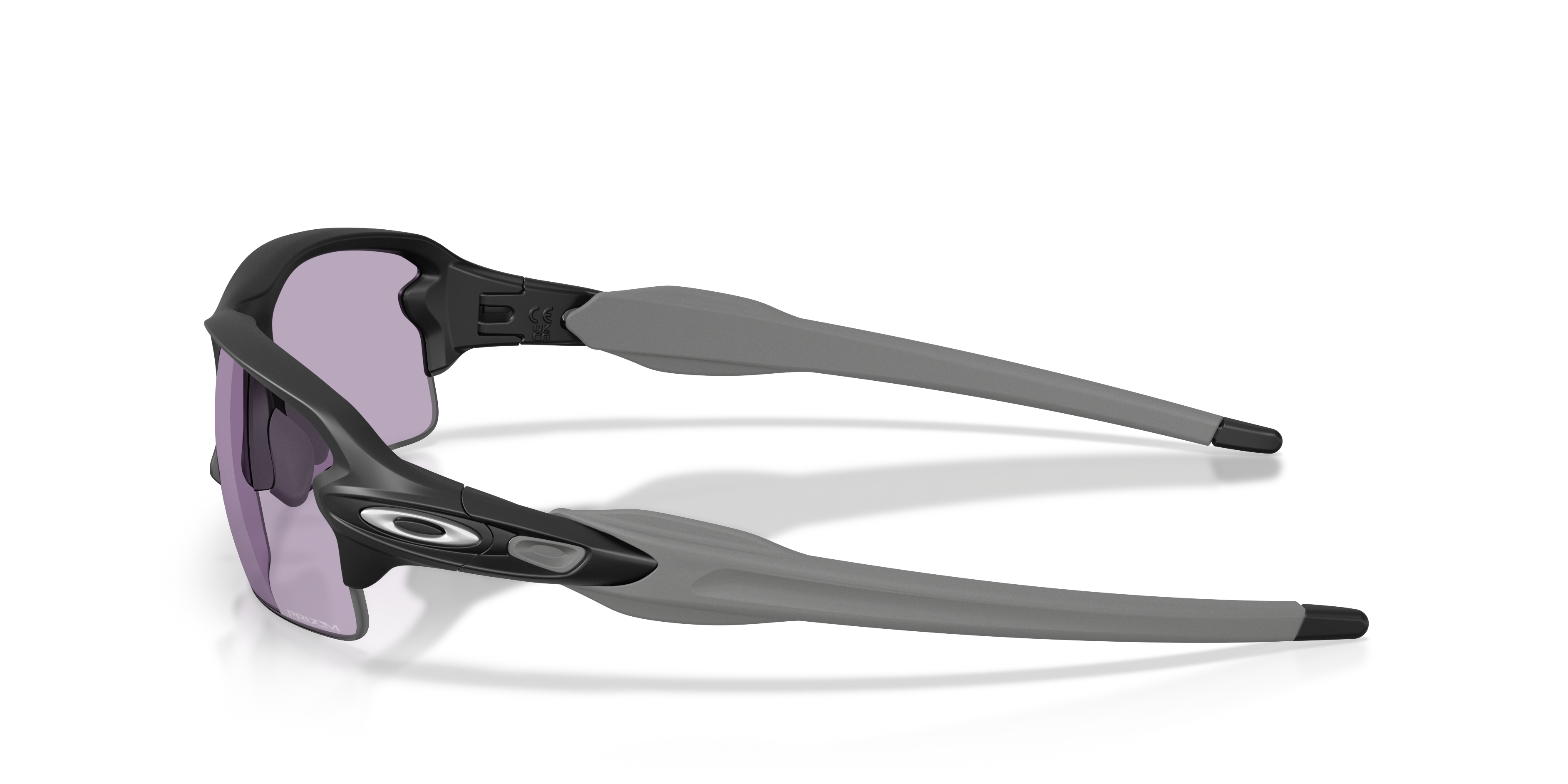 Flak® 2.0 (Low Bridge Fit) Prizm Golf Lenses, Polished Black Frame