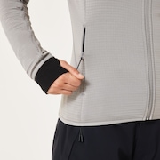 W. Canopy Full Zip Sweatshirt - Cement